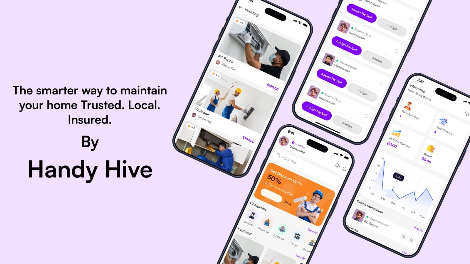 HandyHive – Your Trusted Home Cleaning Partner screenshot