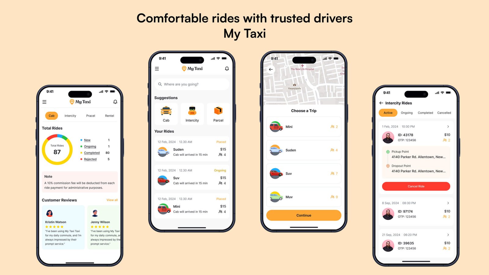 My Taxi Smarter Rides, Easier Parking screenshot