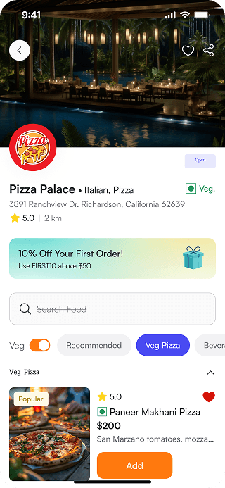 Mobile App Screen 2