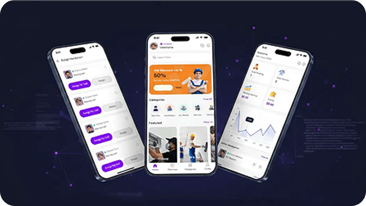 App Screens Interactive Showcase
