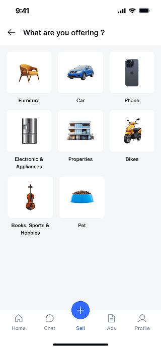 Mobile App Screen 1