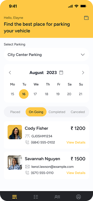 Mobile App Screen 3