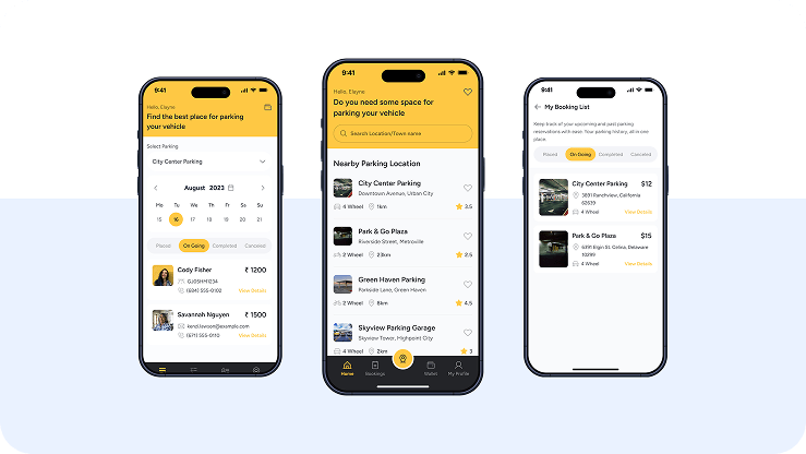 App Screens Interactive Showcase
