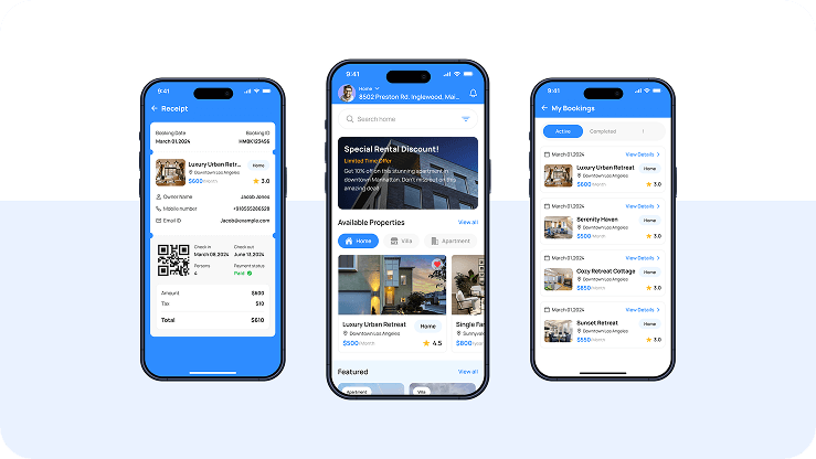 App Screens Interactive Showcase