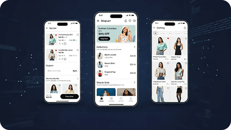 App Screens Interactive Showcase