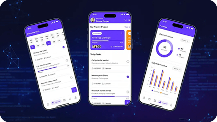App Screens Interactive Showcase