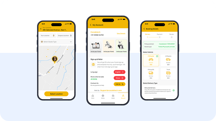 App Screens Interactive Showcase